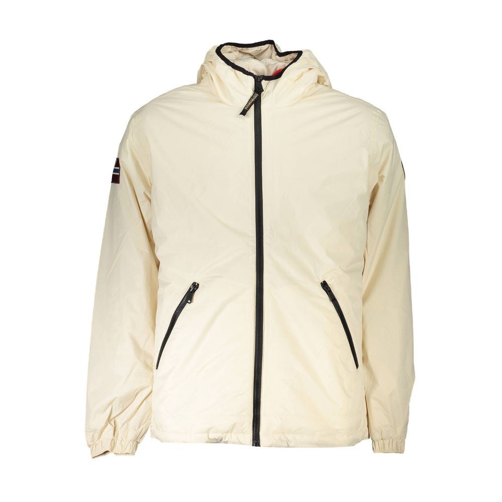 Napapijri Weiße Polyamid Herren Jacke